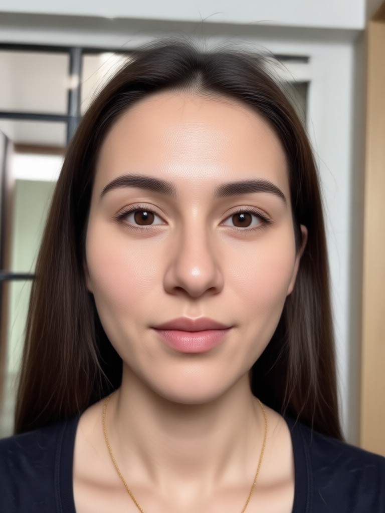 Movie character face replacement
