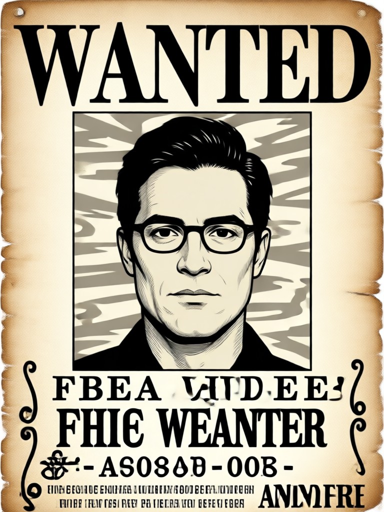 Office prank wanted poster for the coffee thief