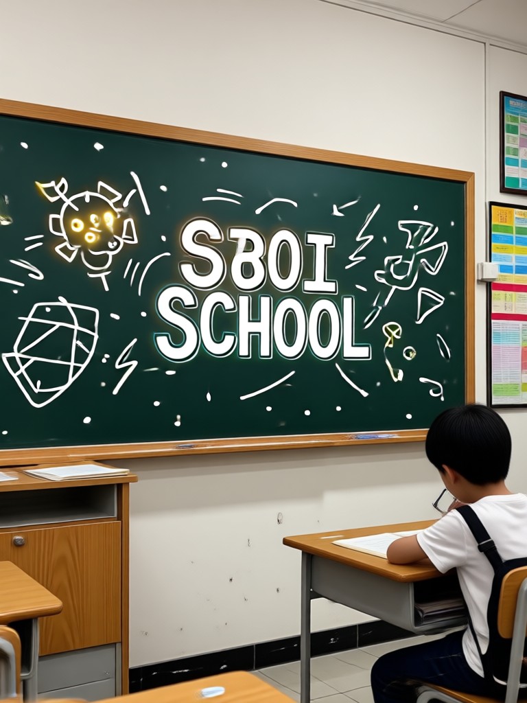 Mobile app showing back to school photo editing