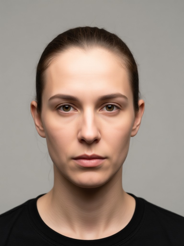 Final result showing perfectly clean and natural-looking skin