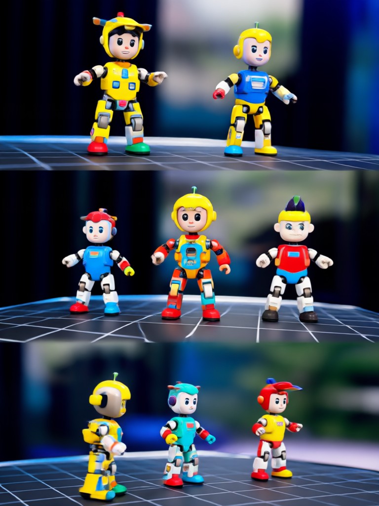 Exibição de Poses de Ação