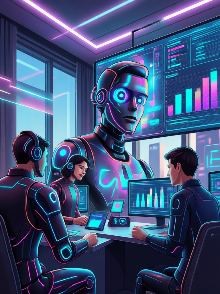 Claymation style AI character