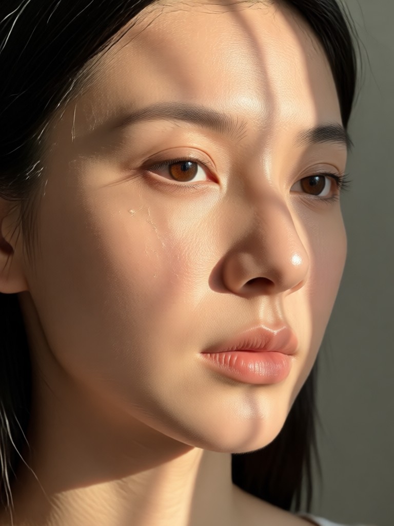 ファンタジーな青い肌色の作成