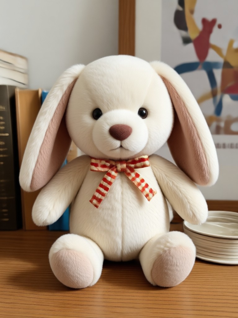 Vintage teddy bear style AI generation