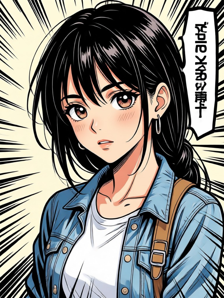 Slice-of-life manga school scene