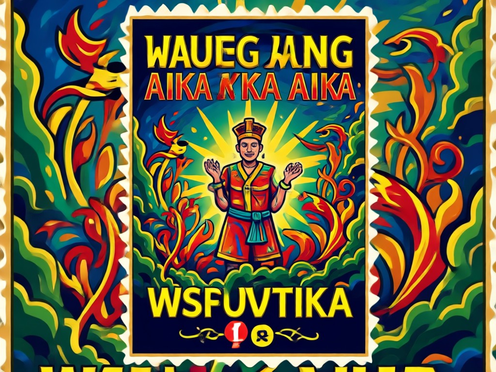 AI Buwan ng Wika poster with group photo