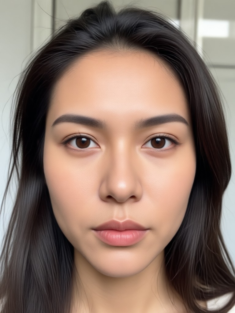 Example of putting a face on a photo with complex angles