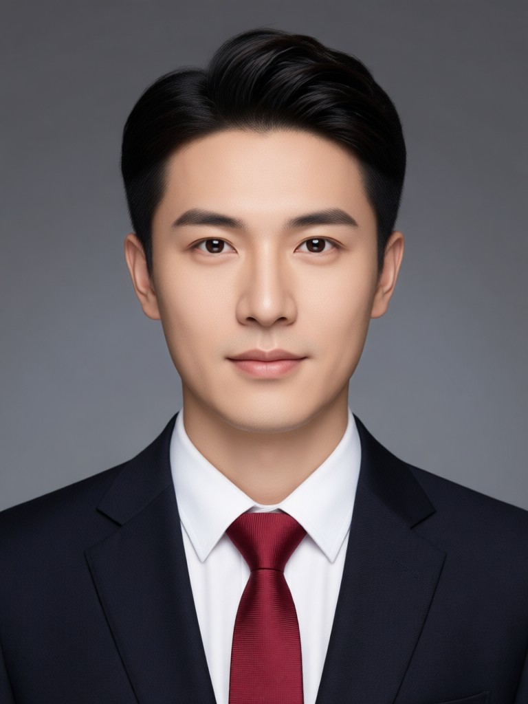 Graduation Photo Enhanced with Formal Wear