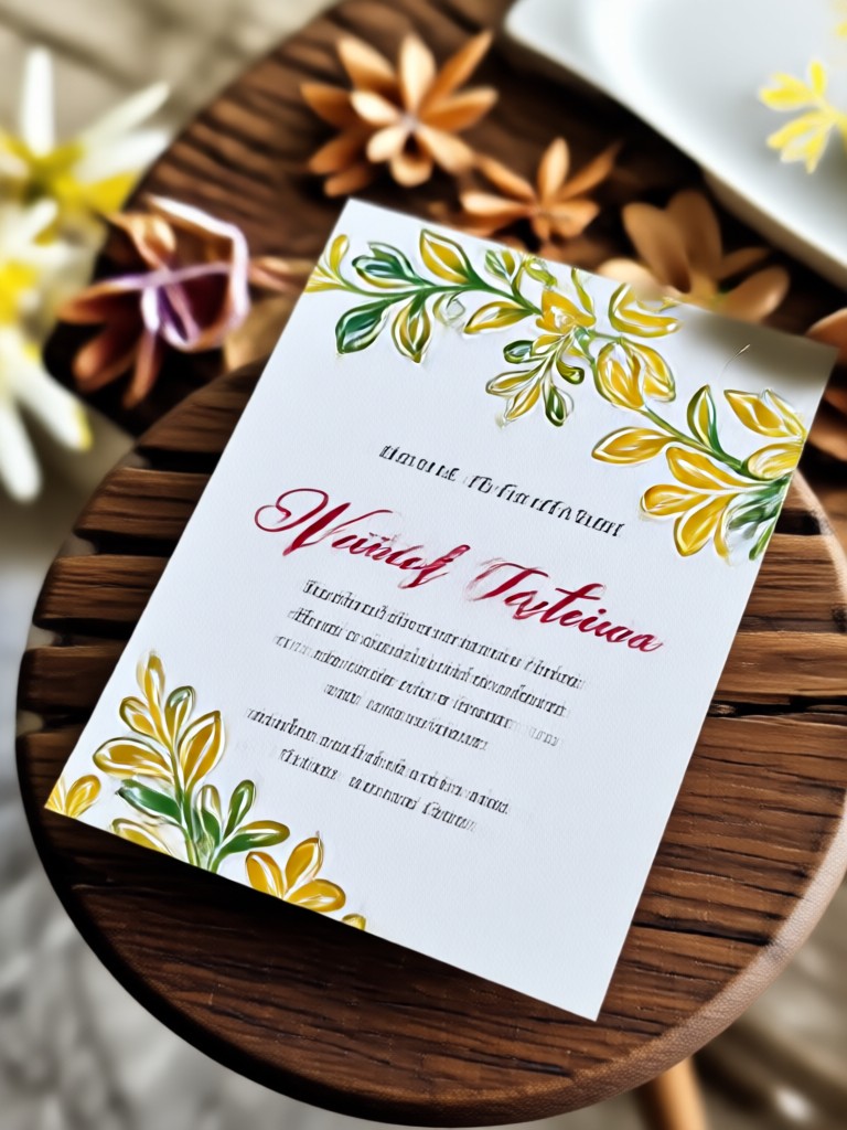 Elegant black tie formal invitation card