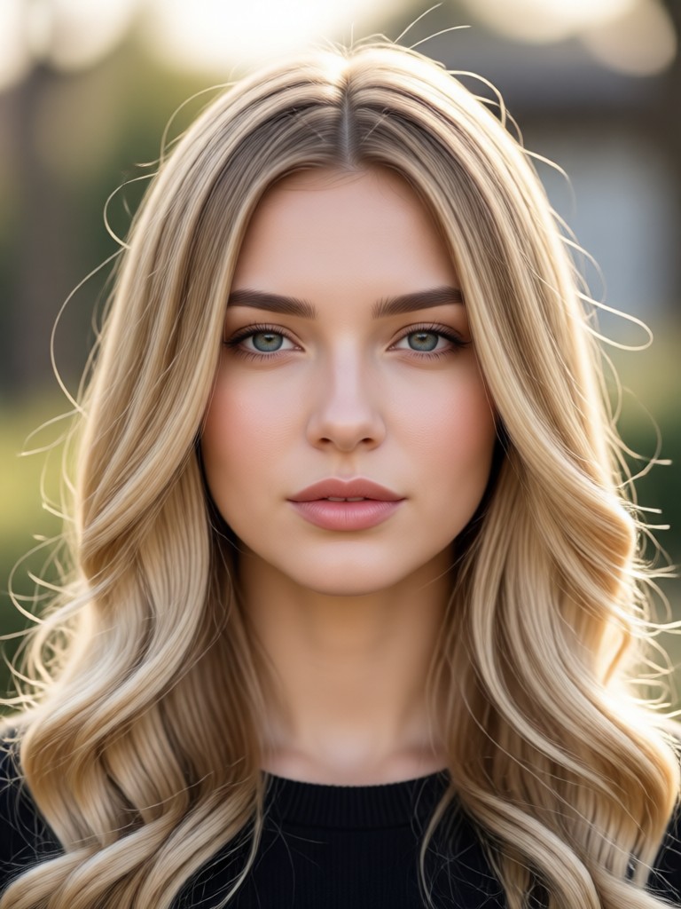 Before and after AI brunette to silver hair