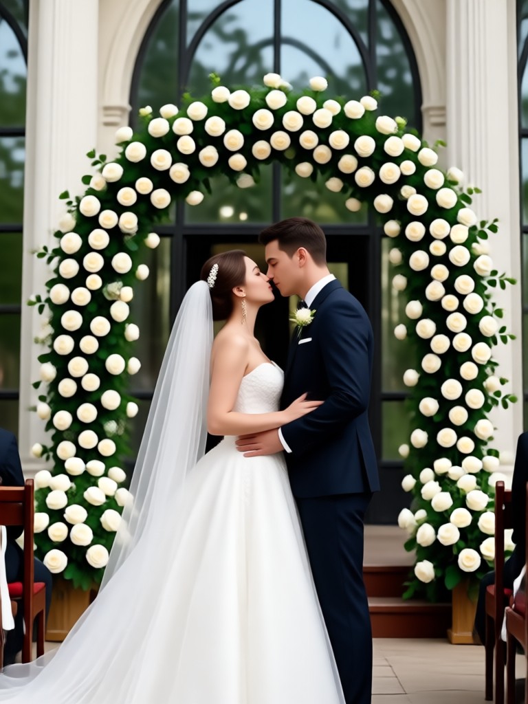 Black and white vintage style wedding video