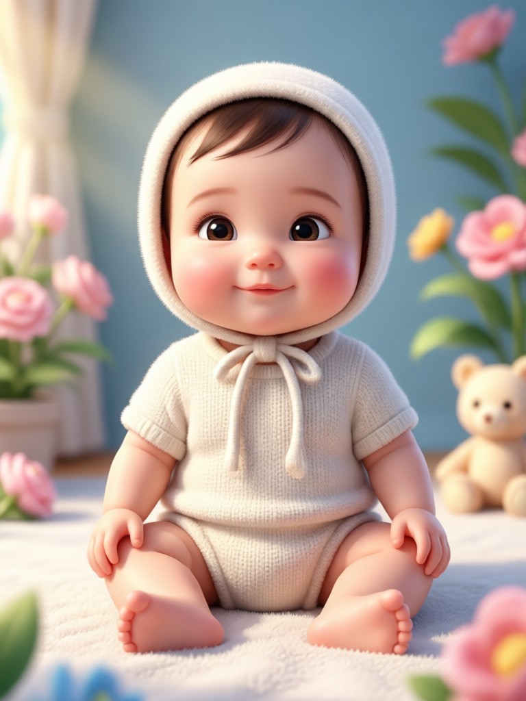 Toddler age AI generation