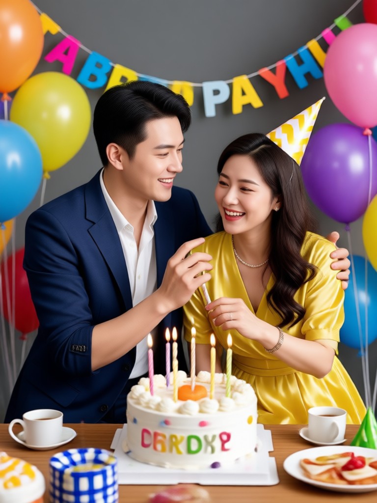 활동적인 아내를 위한 어드벤처 테마 생일 영상