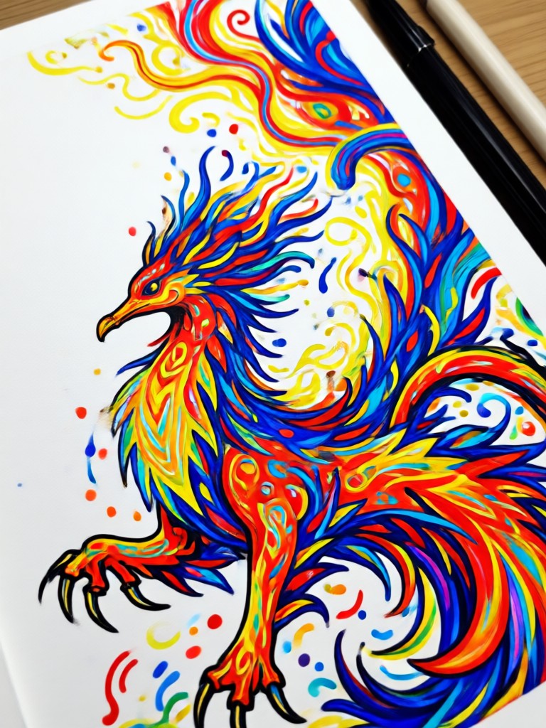 Página para colorear de dinosaurio generada por IA