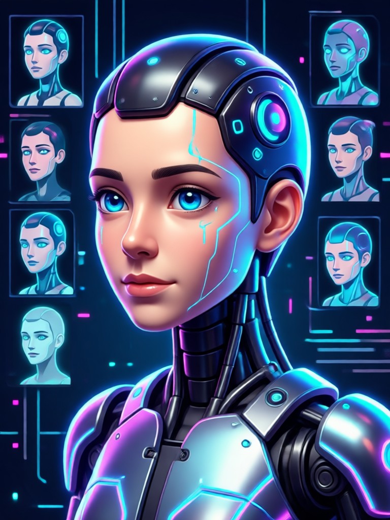 Anime-Stil-Avatar-Erstellungsbeispiel
