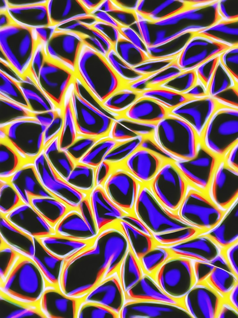 Organic leafy botanical pattern