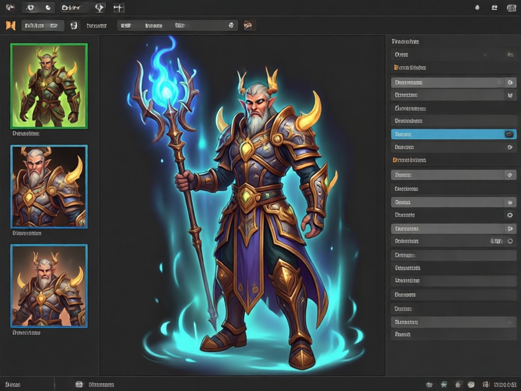 AI generated DND party group character portrait