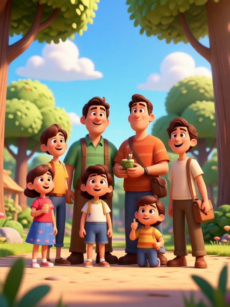 Pixar cartoon style transformation of a solo portrait
