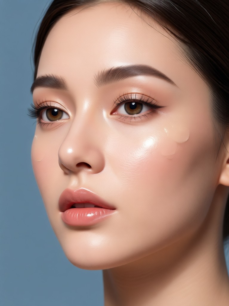Elegant AI woman with intricate jewelry