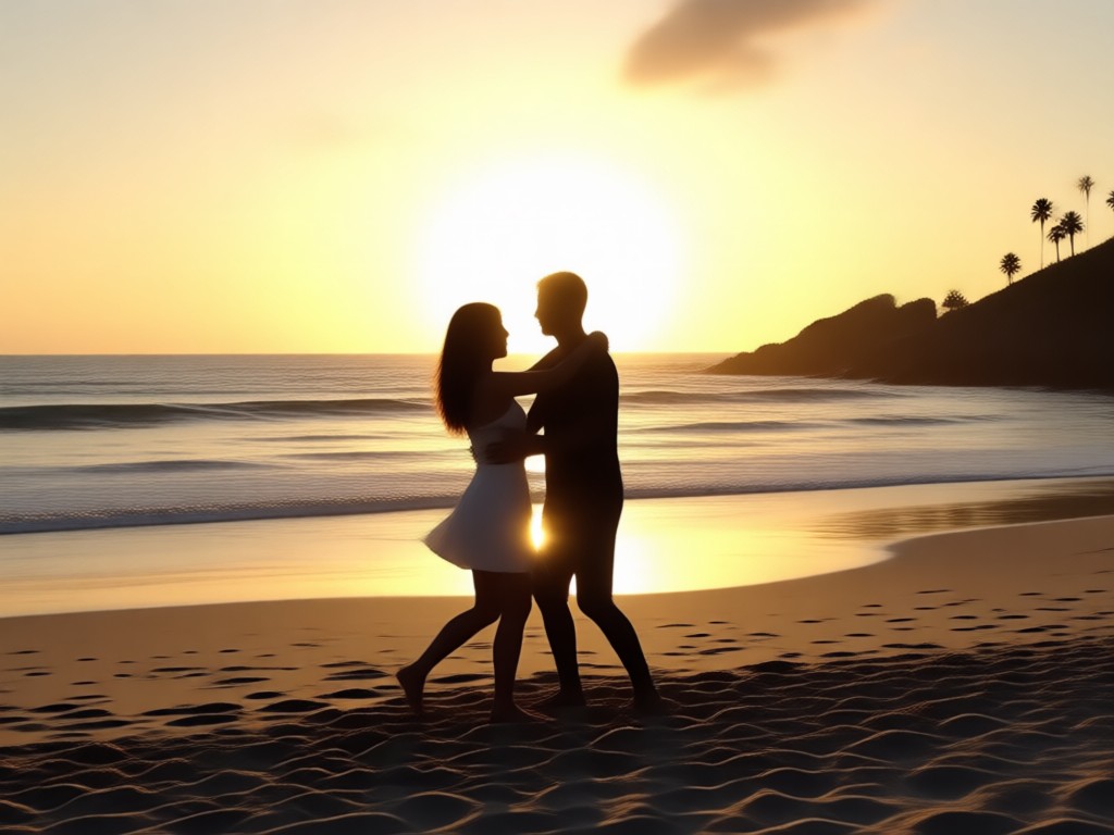 Comparte tu video de baile de pareja en la playa