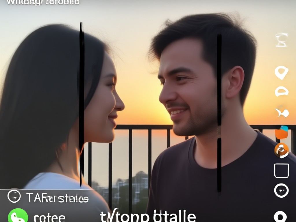 whatsapp status reel template for couples creation