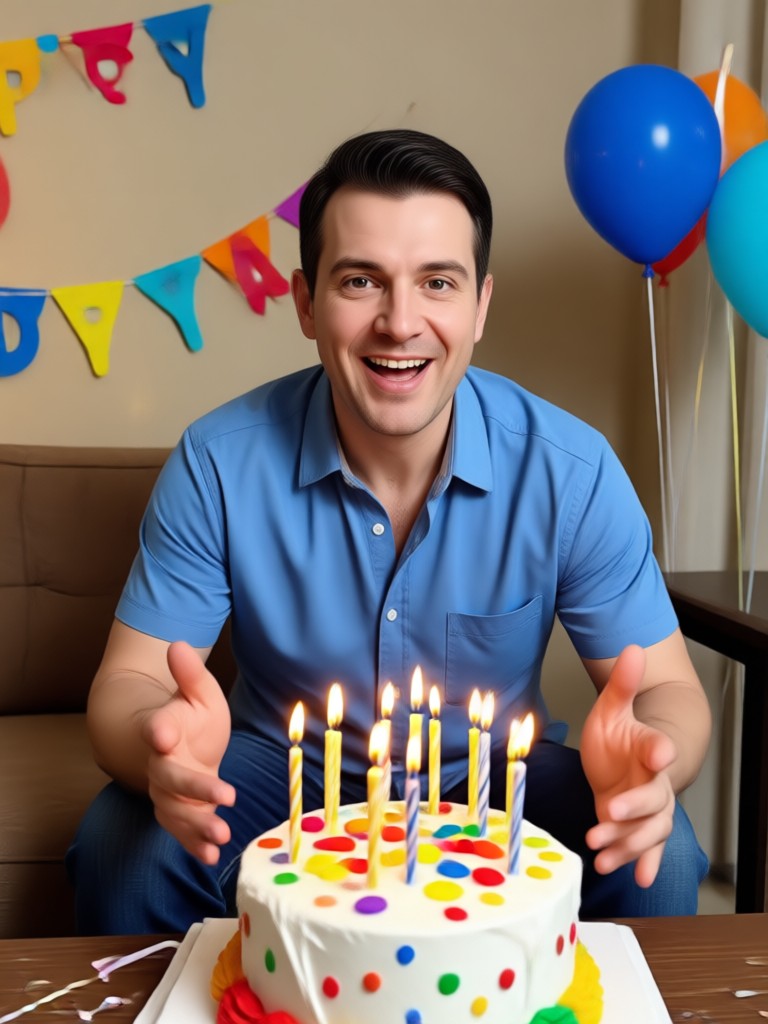 Simple and touching birthday photo slideshow