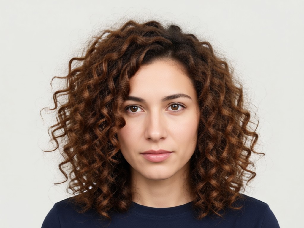 AI realistic hair color simulation examples