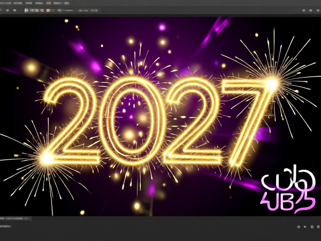 Vergleich zwischen Original- und KI-bearbeitetem Neujahrsfoto