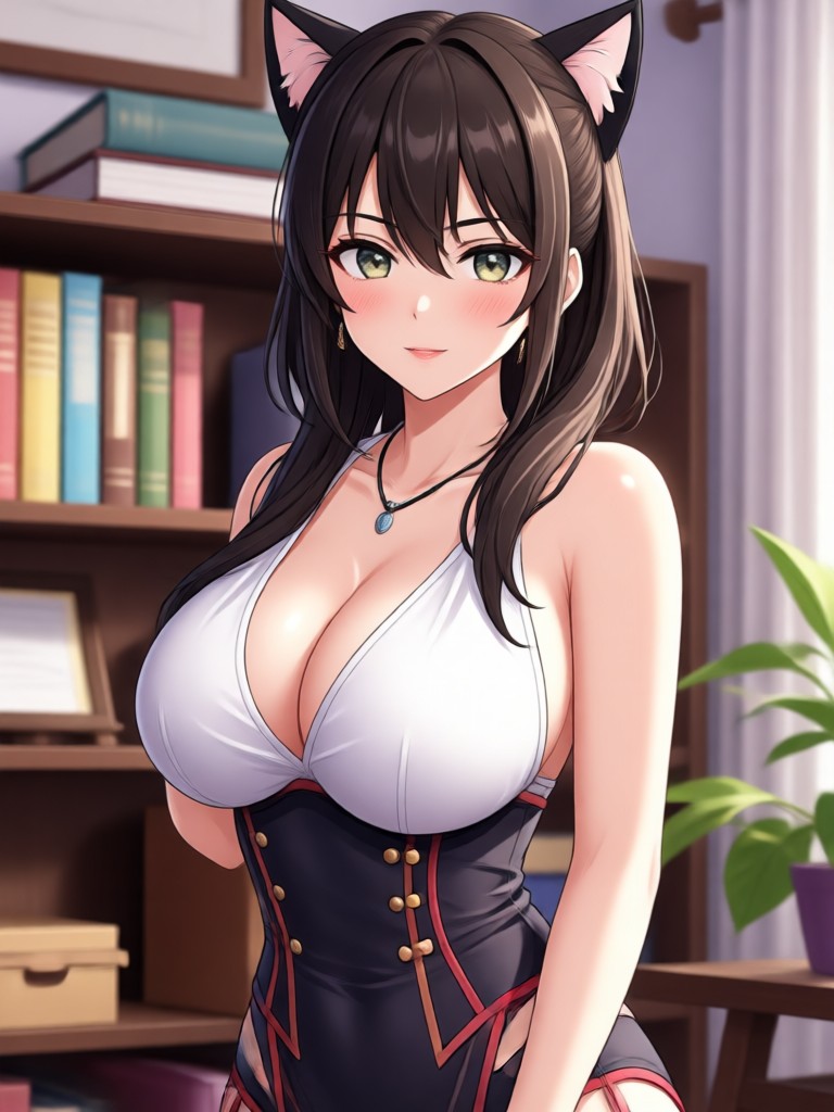 AI generated anime character example
