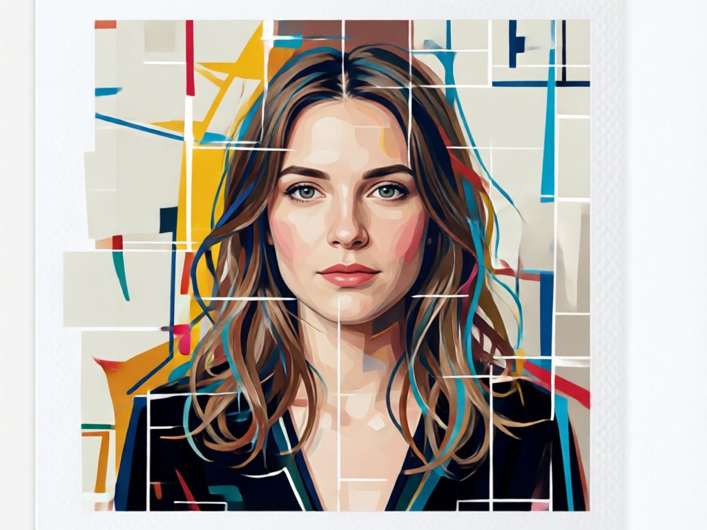 AI designing various Polaroid collage layouts