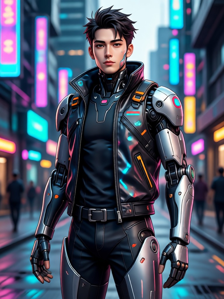 Sportswear to chic outfit AI change