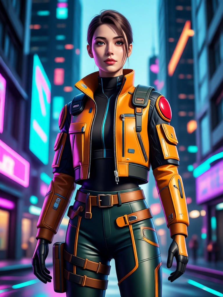 Captura de tela do aplicativo móvel da interface do gerador de roupas com IA