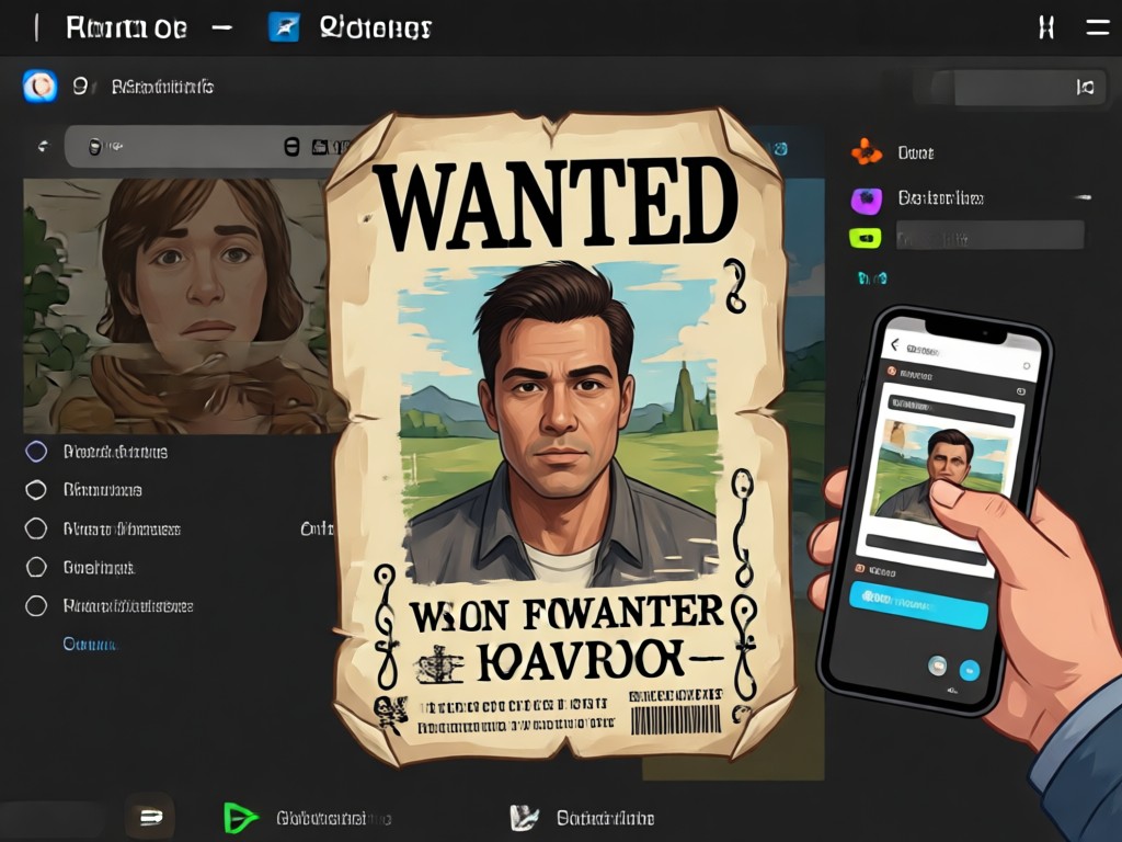 Easy online wanted poster maker interface
