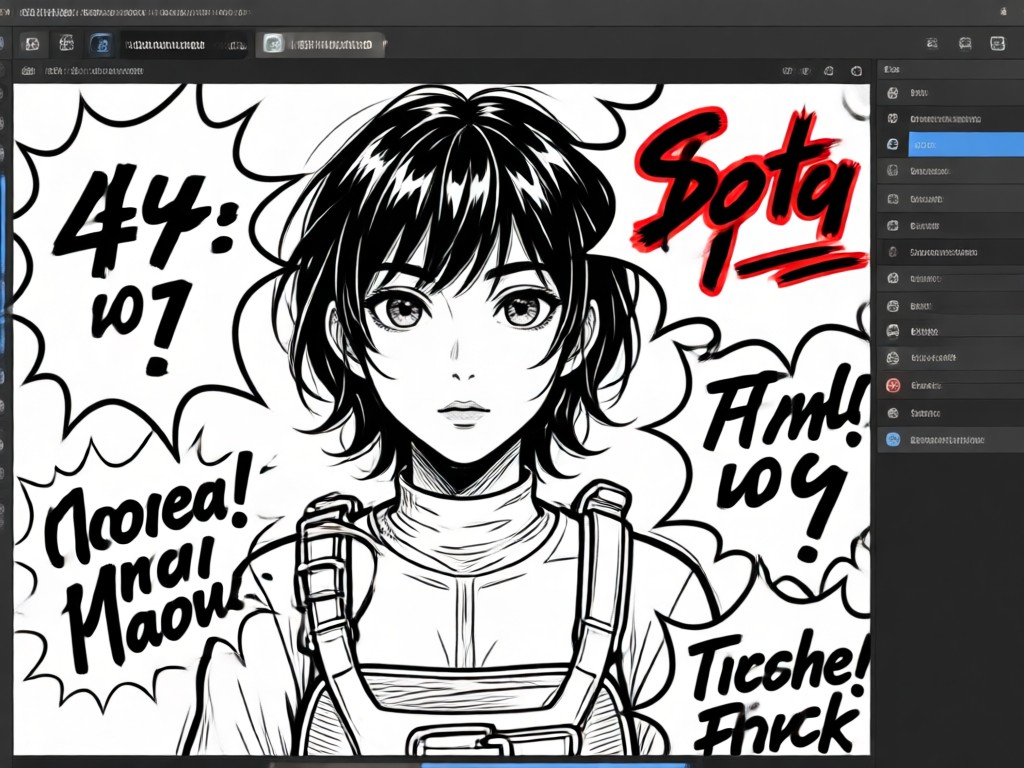 Photo transforming into AI manga art