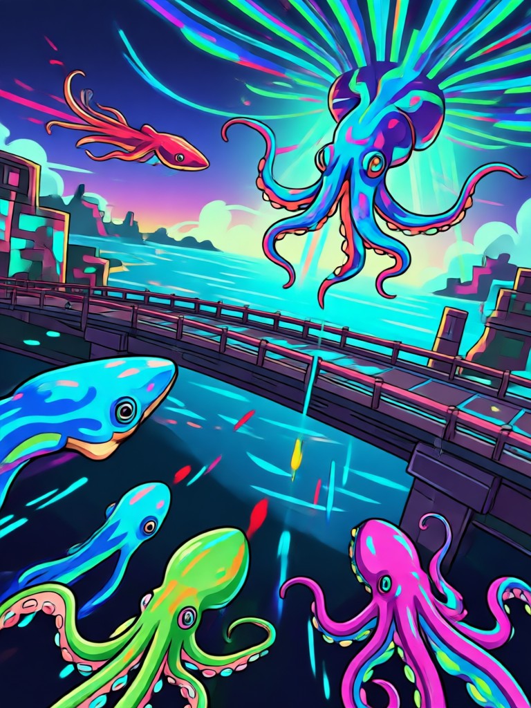 Personagem do Squid Game gerado por IA com iluminação lateral dramática