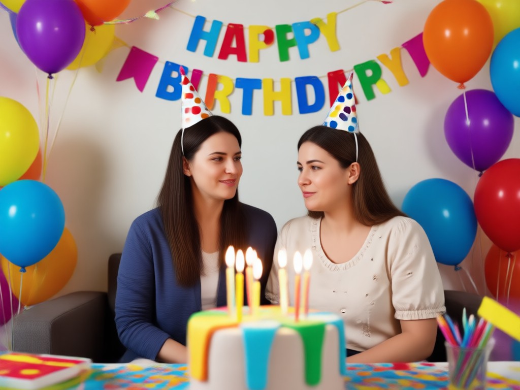 Adding custom text and voiceover to birthday video