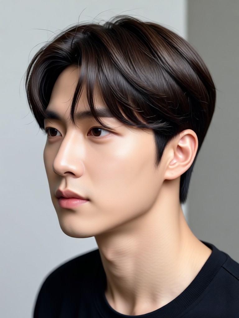 Gaya rapi ala aktor K-drama pada foto pengguna