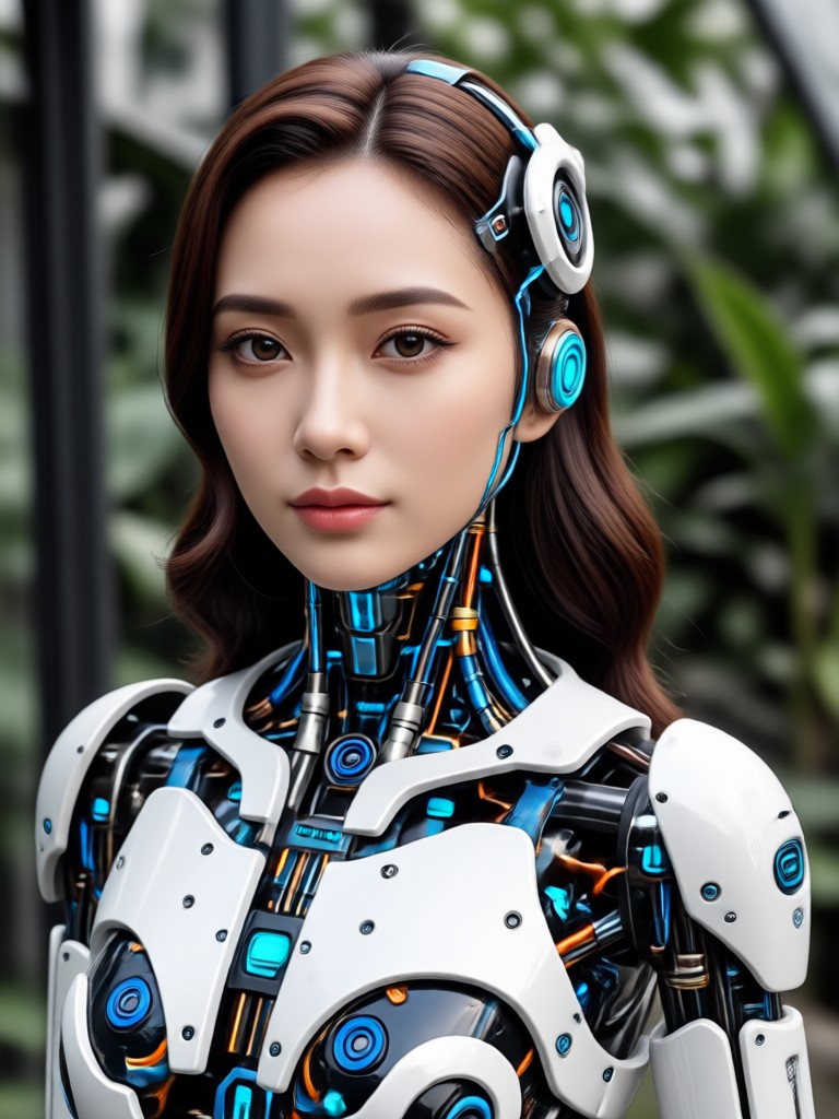 AI edit removing glasses and adding makeup