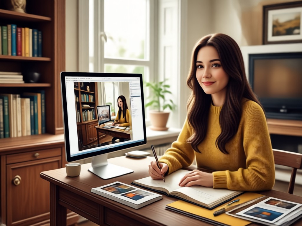 AI technology creating a Holi photo edit