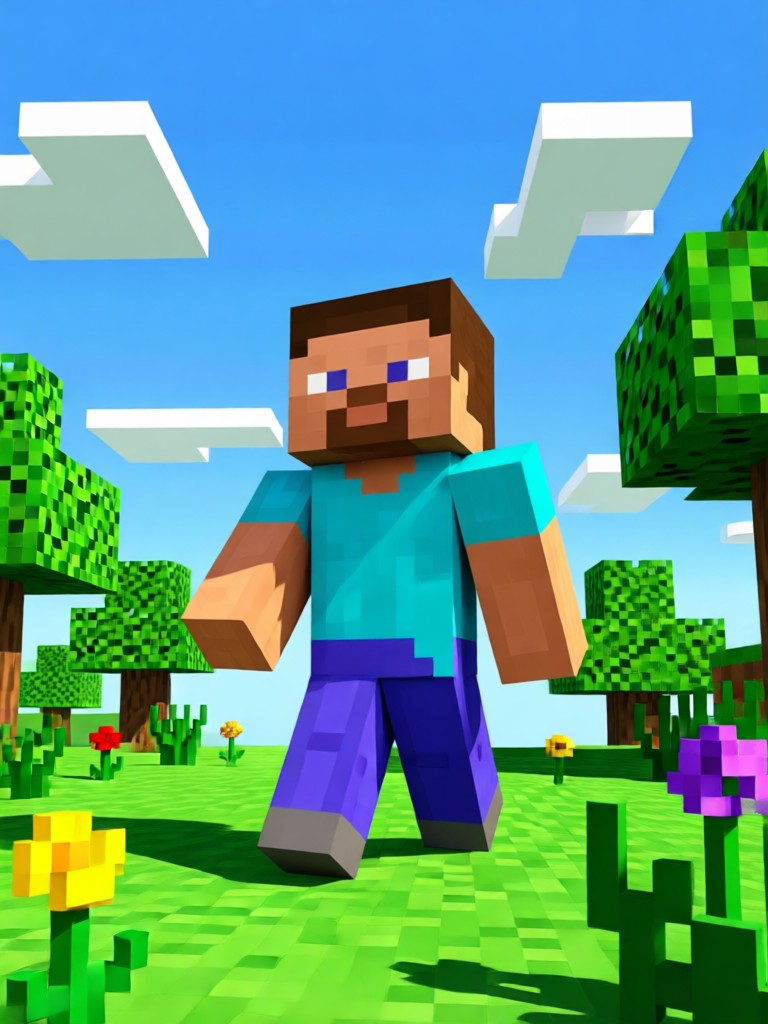 Historical landmark as a Minecraft creation