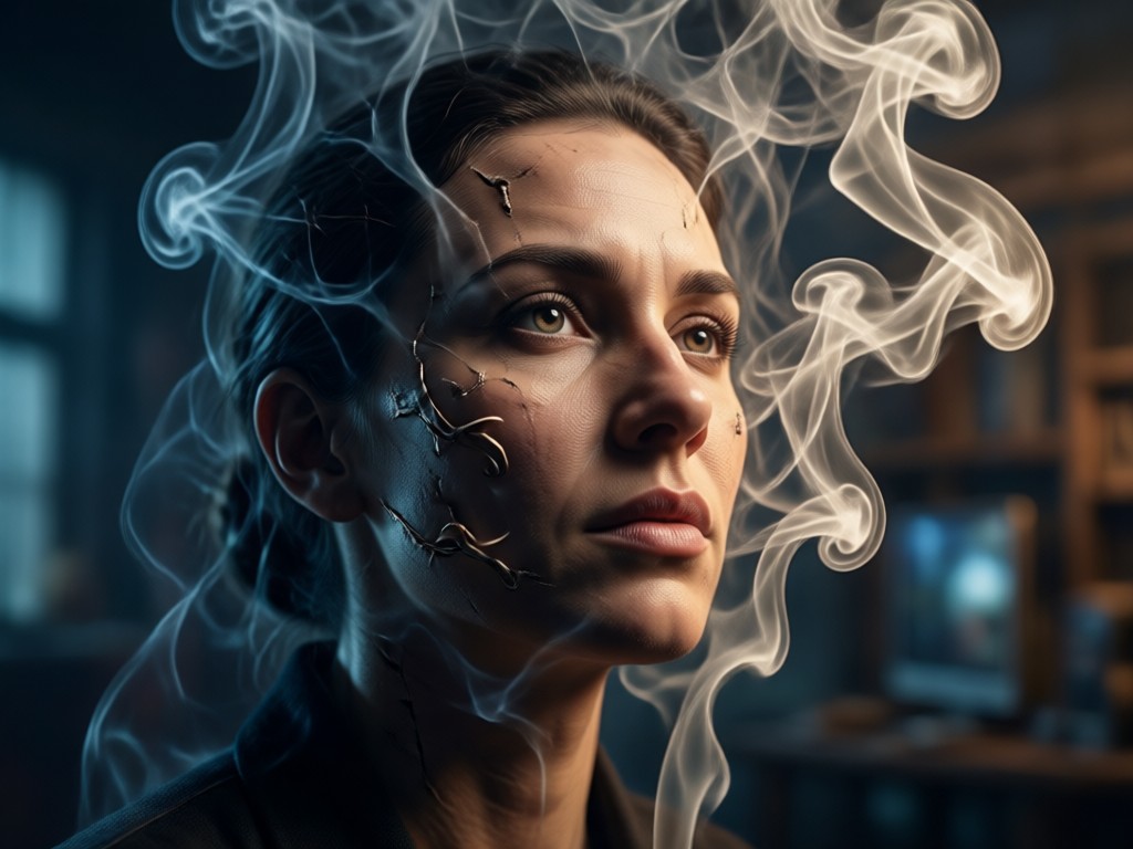 Cinematic Smoke Portrait Generator mit KI erstellen