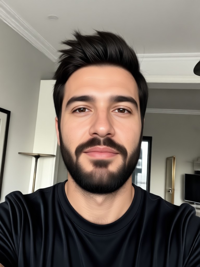 AI selfie with animated movie character