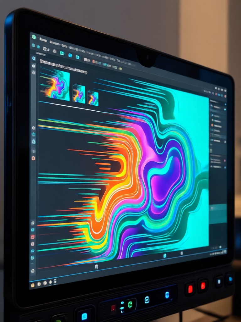 AI powered text to scene transition