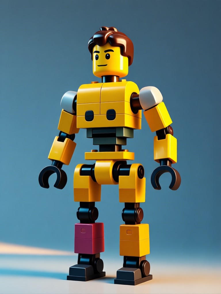 City skyline transformed into LEGO art