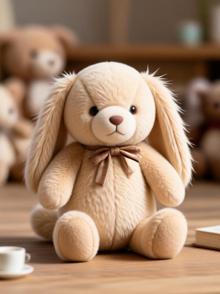 Sleepy cat AI Jellycat design