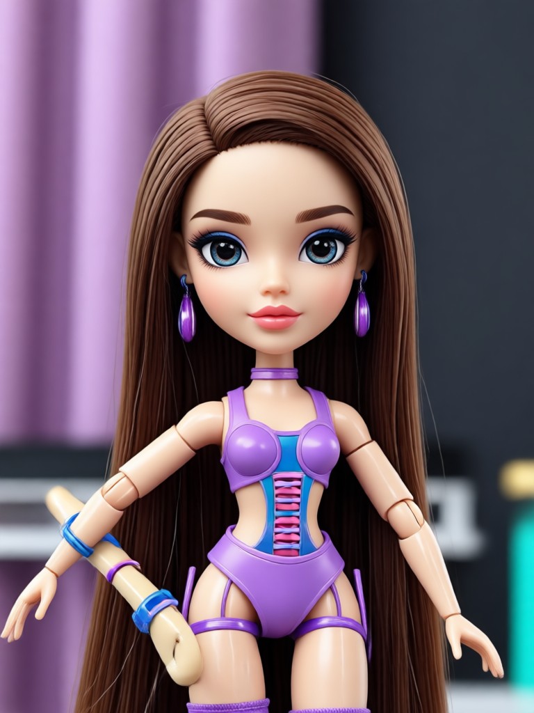 Foto grupal transformada en un grupo de amigos Bratz