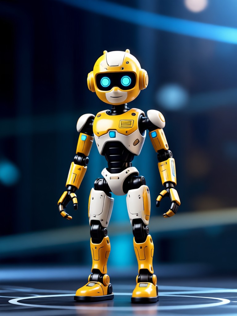 Fantasy warrior toy figure in cinematic lighting