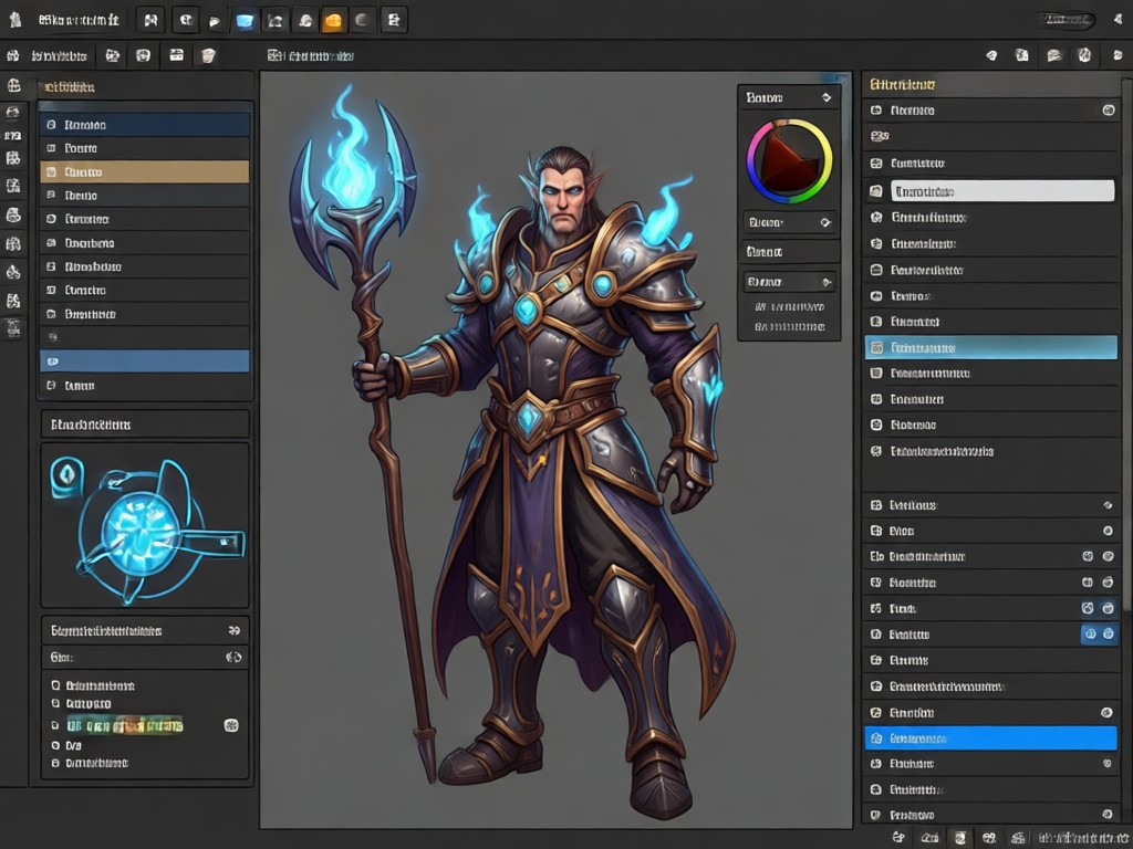 AI generating a DND character based on text description