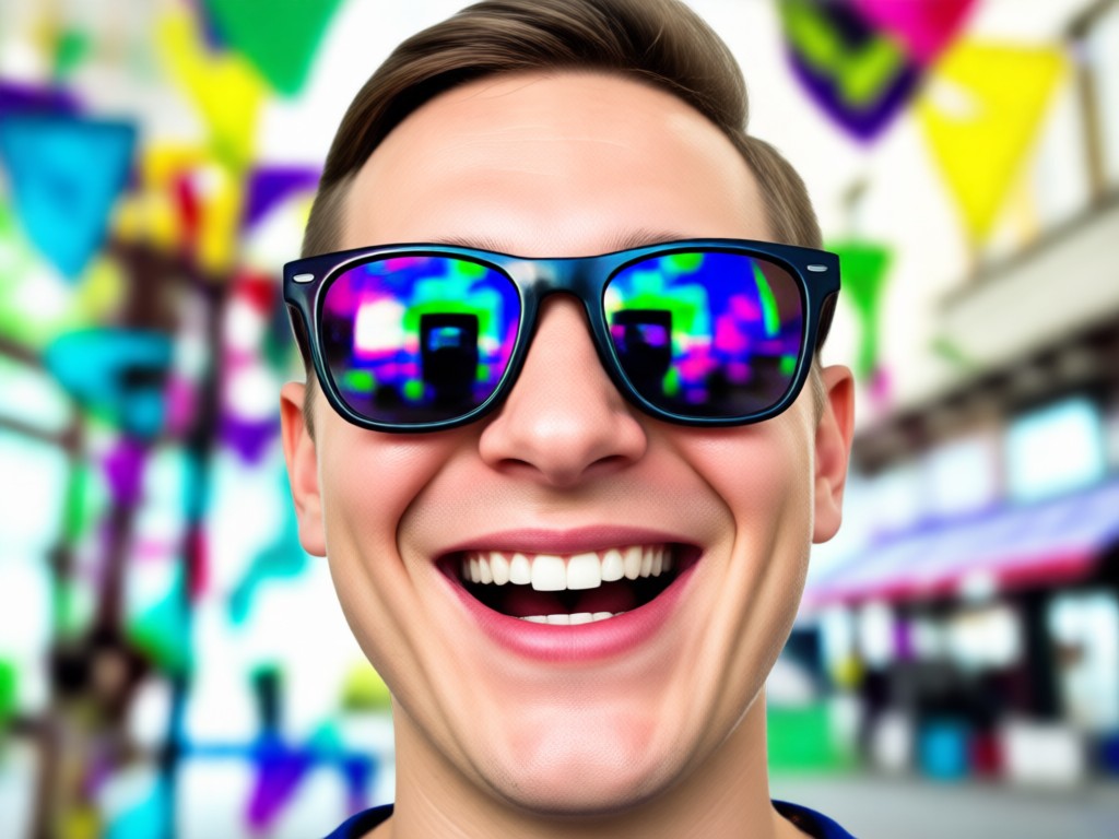Galeria mostrando muitas opções diferentes de filtros faciais engraçados