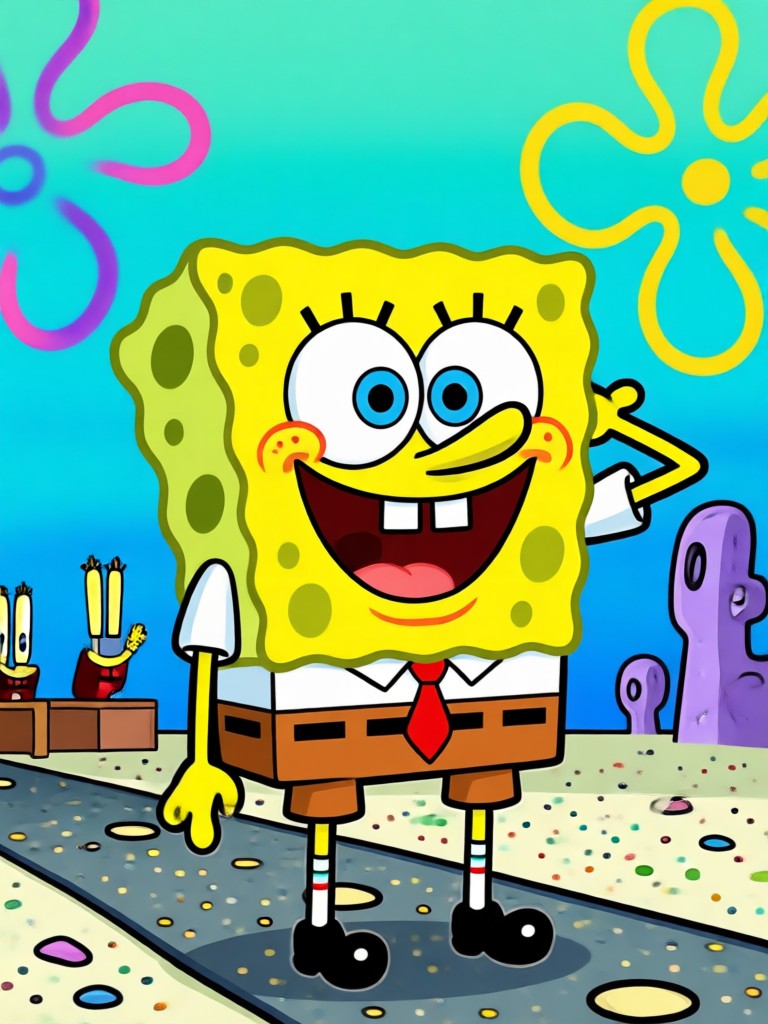 Viral SpongeBob template example